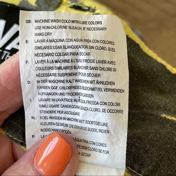 Vans Off The Wall Yellow and Black Mini Skirt - 7‎ - Picture 9 of 14